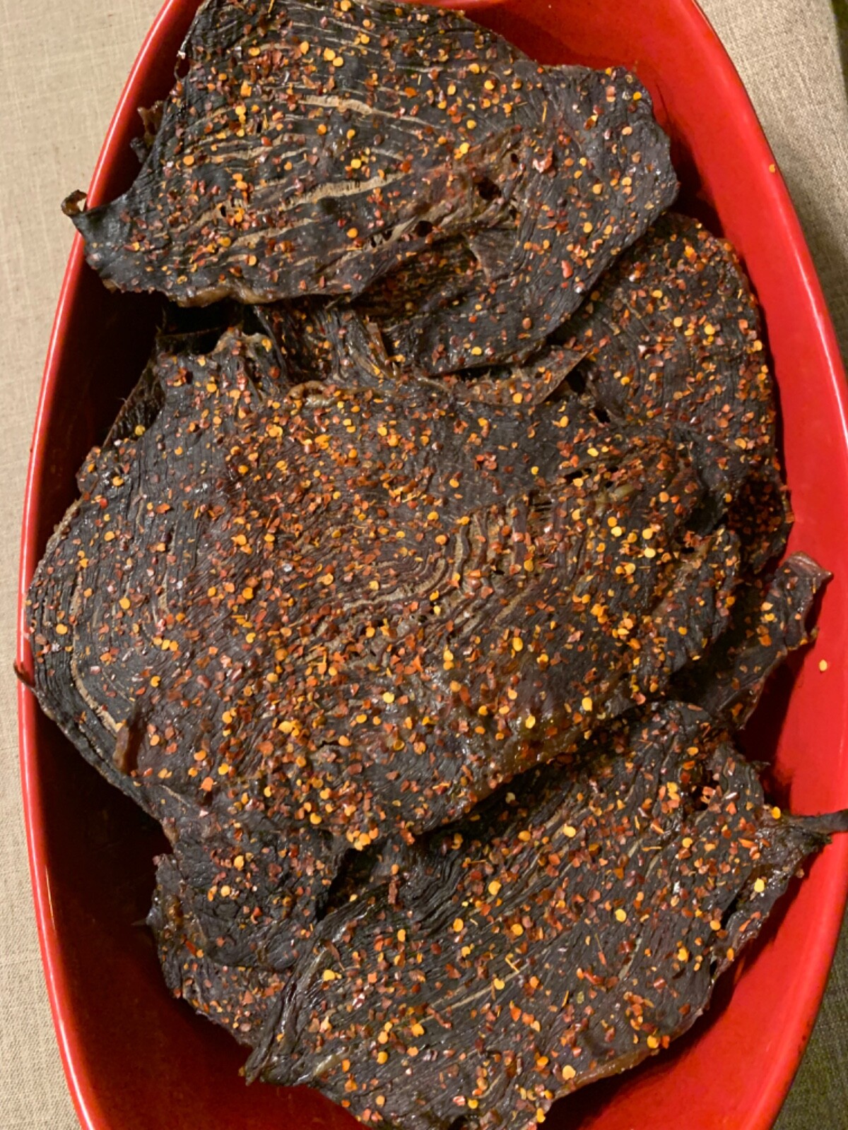 Beef Jerky – Red Pepper Made Fresh When Ordered
