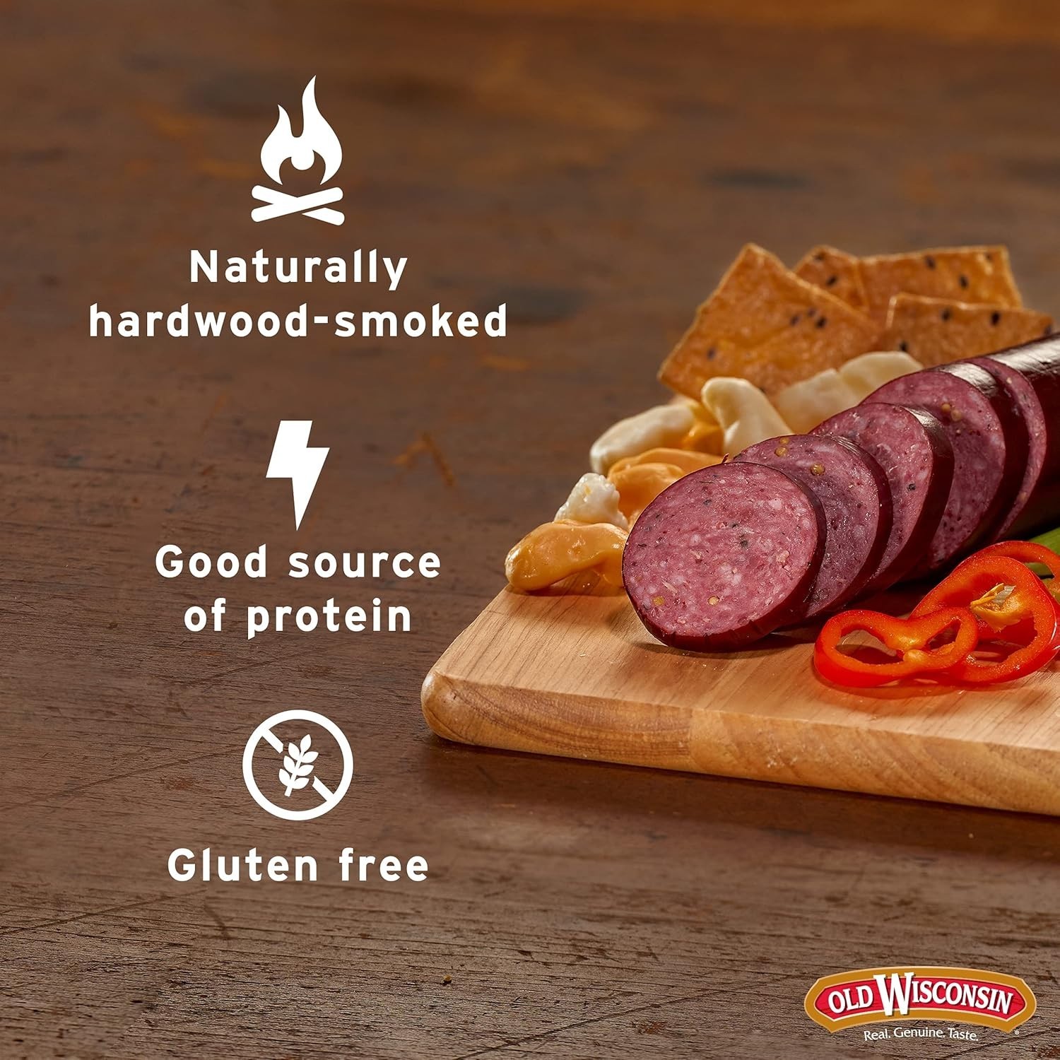 Summer Sausage, 100% Natural Meat, Charcuterie, Ready to Eat, High Protein, L…
