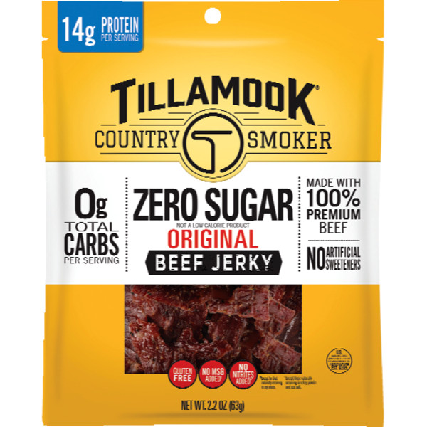 Tillamook Country Smoker Zero Sugar Original Beef Jerky