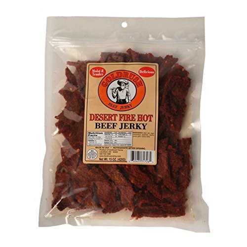 Gold Rush Premium Jerky 15 Oz. Desert Fire Hot