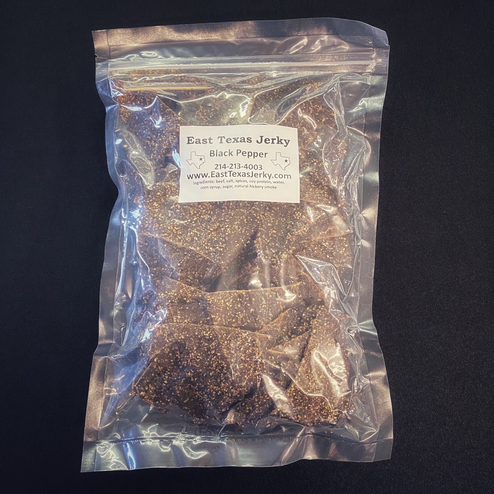East Texas Beef Jerky Black Pepper 1 Lb