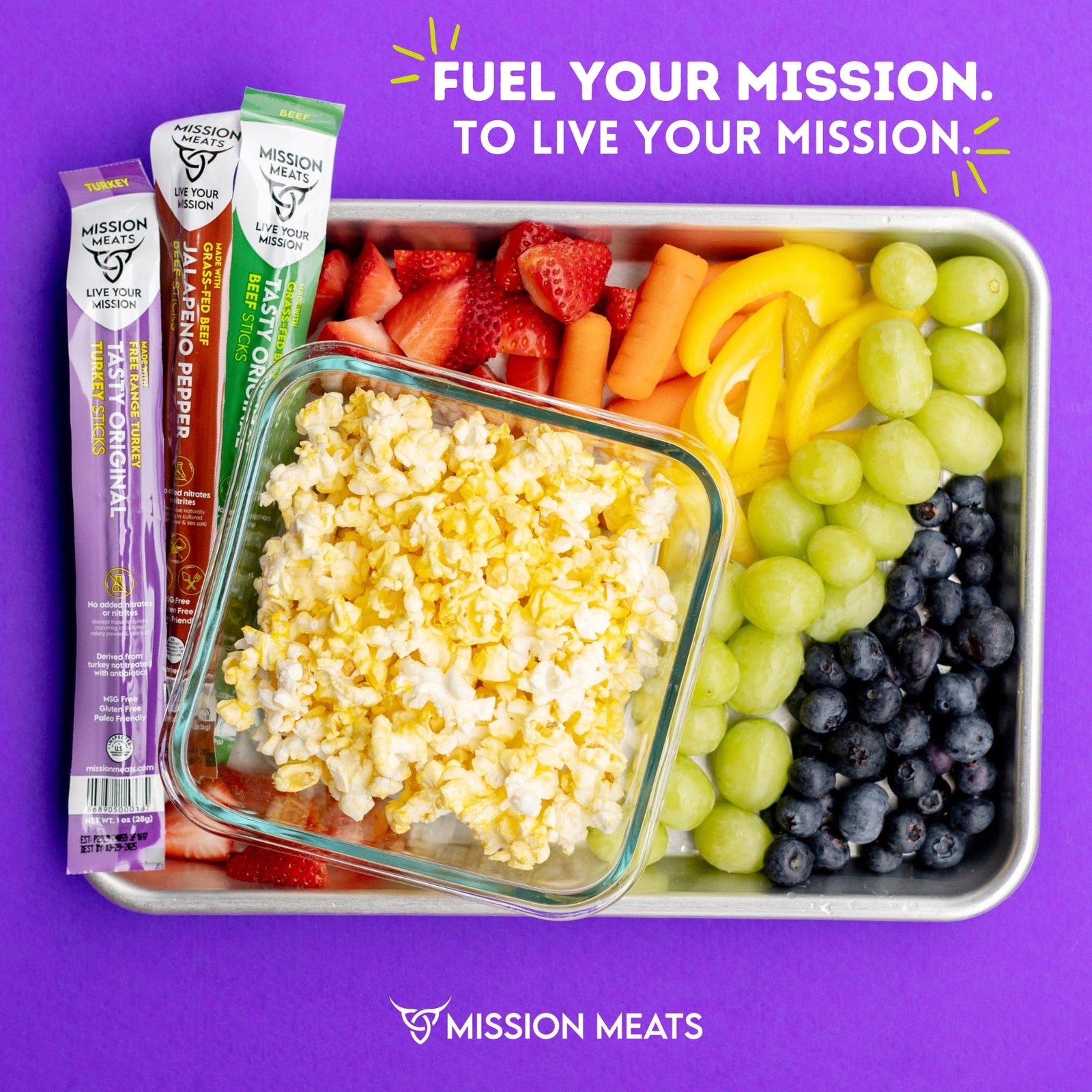Mission Meats Variety Pack with Certified Organic Beef, Grass Fed, Free Range…