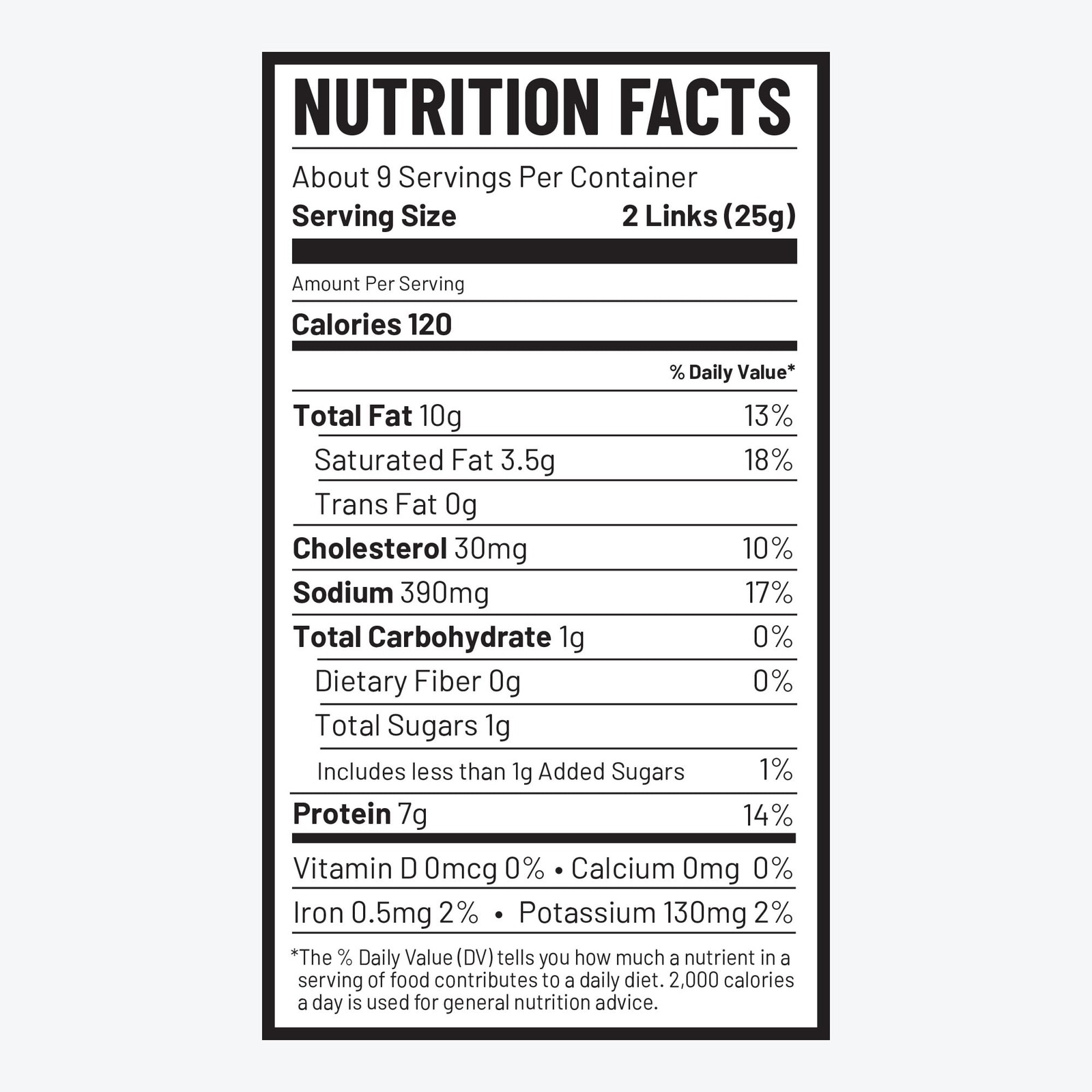 Pork Hot and Spicy Smoked Shorty Sausages, 7g Protein Per Serving, 7.5 oz.