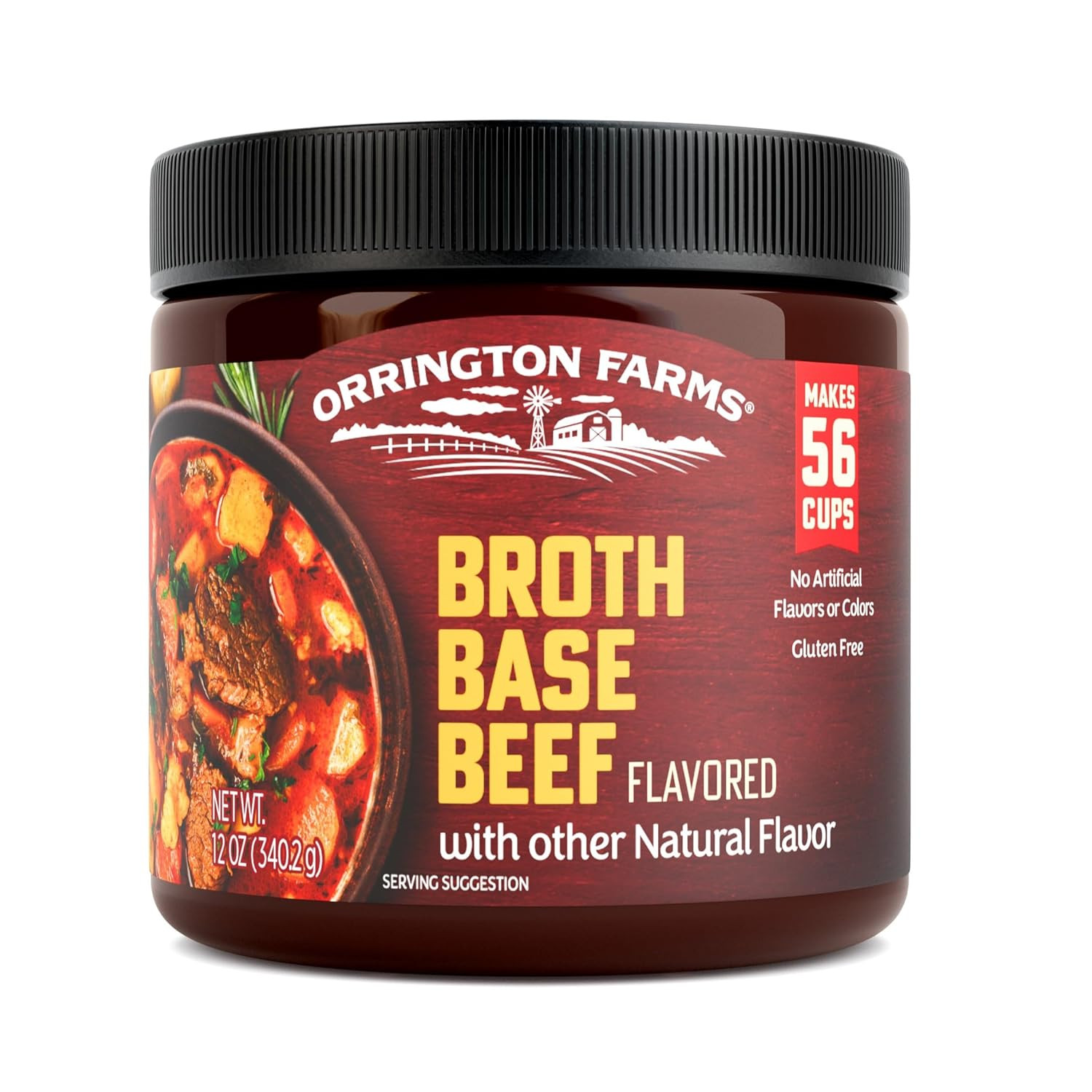 Beef Flavored Broth Base & Seasoning, 12 Ounce