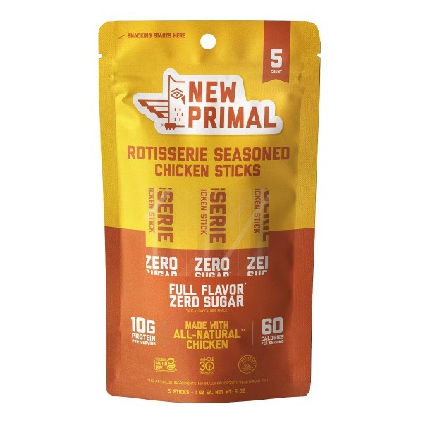 Rotisserie Seasoned Chicken Meat Sticks Bag – 1oz/5ct