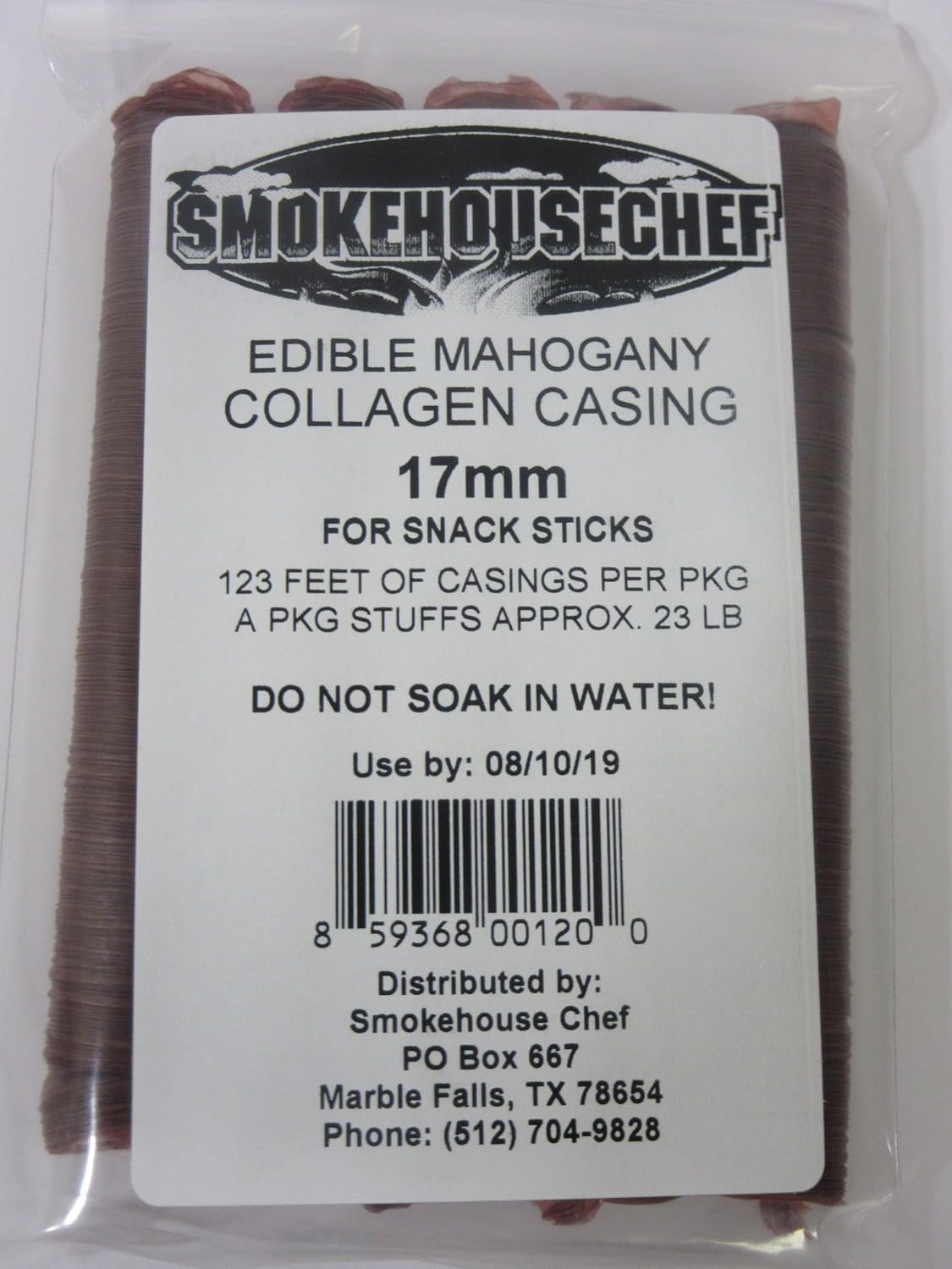 Slim Snack Stick Casings 17mm – 23 lbs Capacity