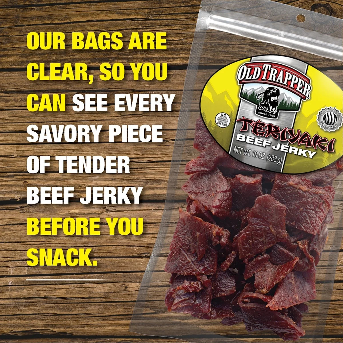Teriyaki Beef Jerky 10Oz Resealable Bag