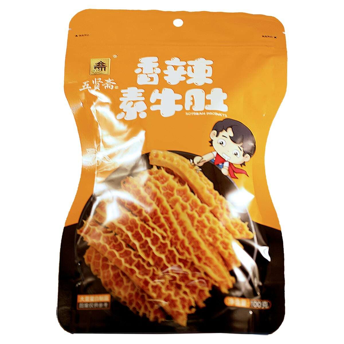 3 Bags Wu Xian Zhai Hot Dried Tofu Preserved Healthy Snack Savory 100g ea NEW