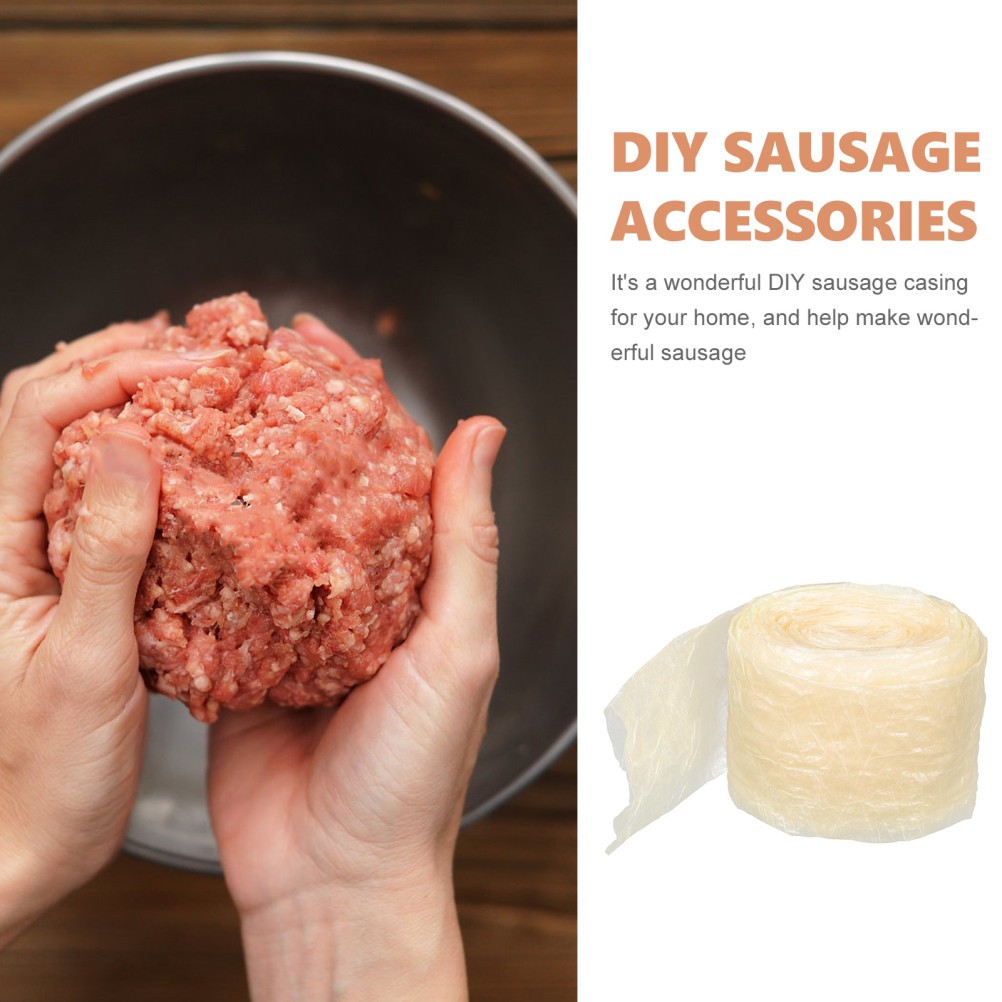 Beige Homemade Sausage Casing Drying Sausage Casing Kitchen Sausage Accessory
