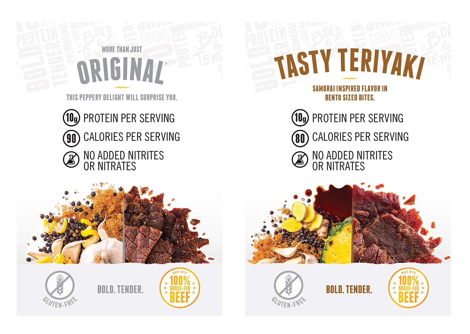 Variety Pack 1oz Trial Bags, 5 Unique Beef and Turkey Flavors Pack of 5