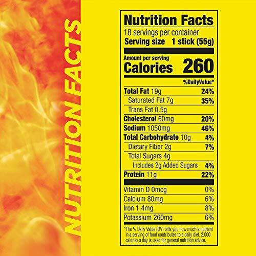 Slim Jim Monster Smoked Meat Sticks, Honey BBQ 1.94 Oz. Sticks, 18 Count