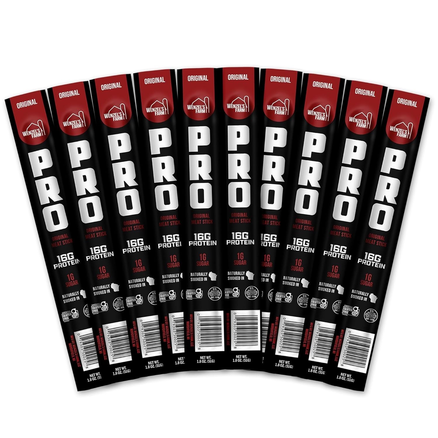 Wenzel’s Farm PRO Snack Sticks – Naturally Smoked, Handcrafted with Real Quality