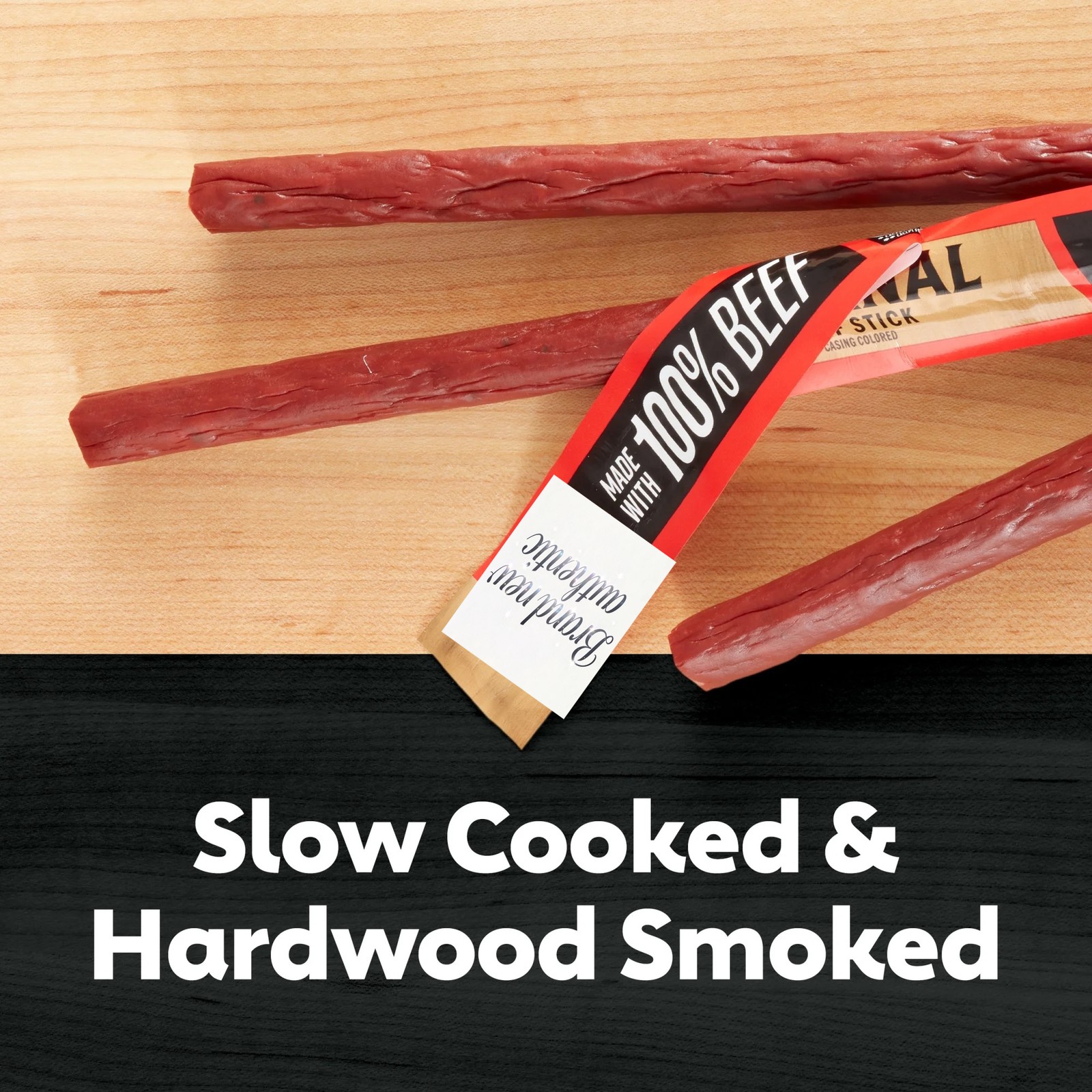 (10 pack) Beef Sticks, 100% Beef, Original, 12g Protein per Stick, 0.92 oz Stick