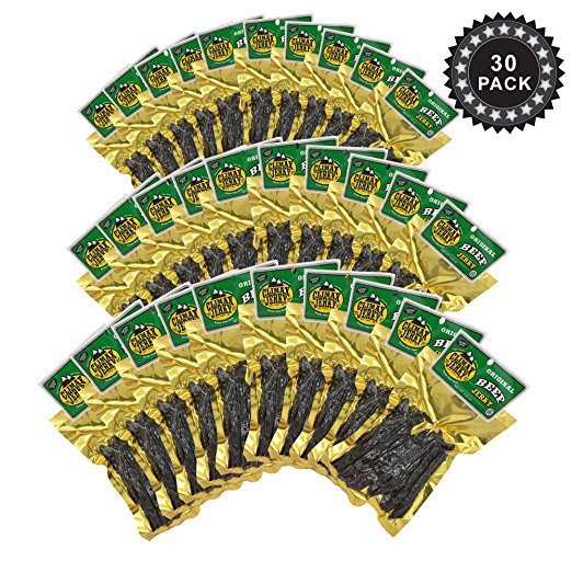 Climax Jerky BEST Premium Thin Cut 3.25 OZ. Original Beef Jerky – 30 Pack