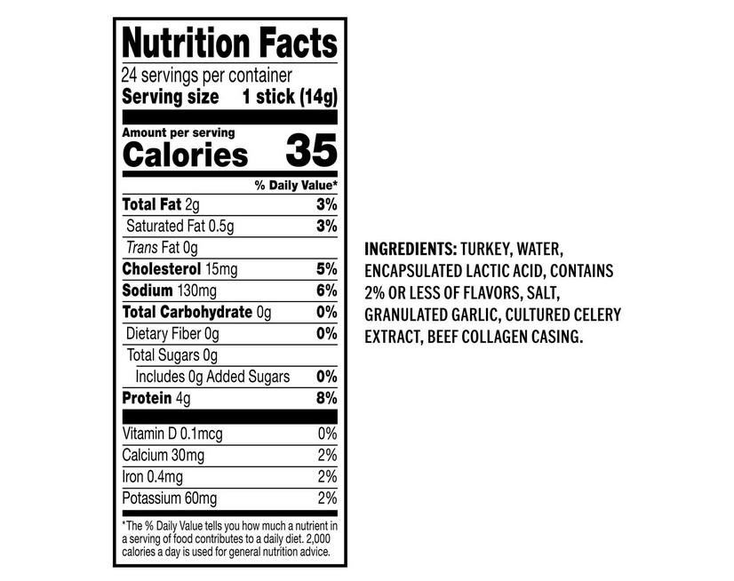 Jack Link’s Savory Herb Mini Turkey Stick, 0.5 oz., 24 pk.