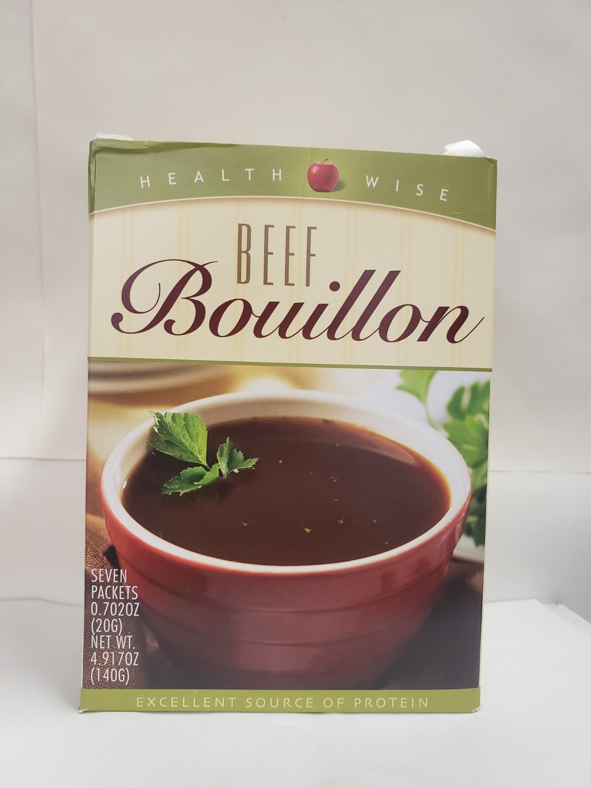 HealthWise Beef Bouillon (Pack of 2) (7 Packets Each)