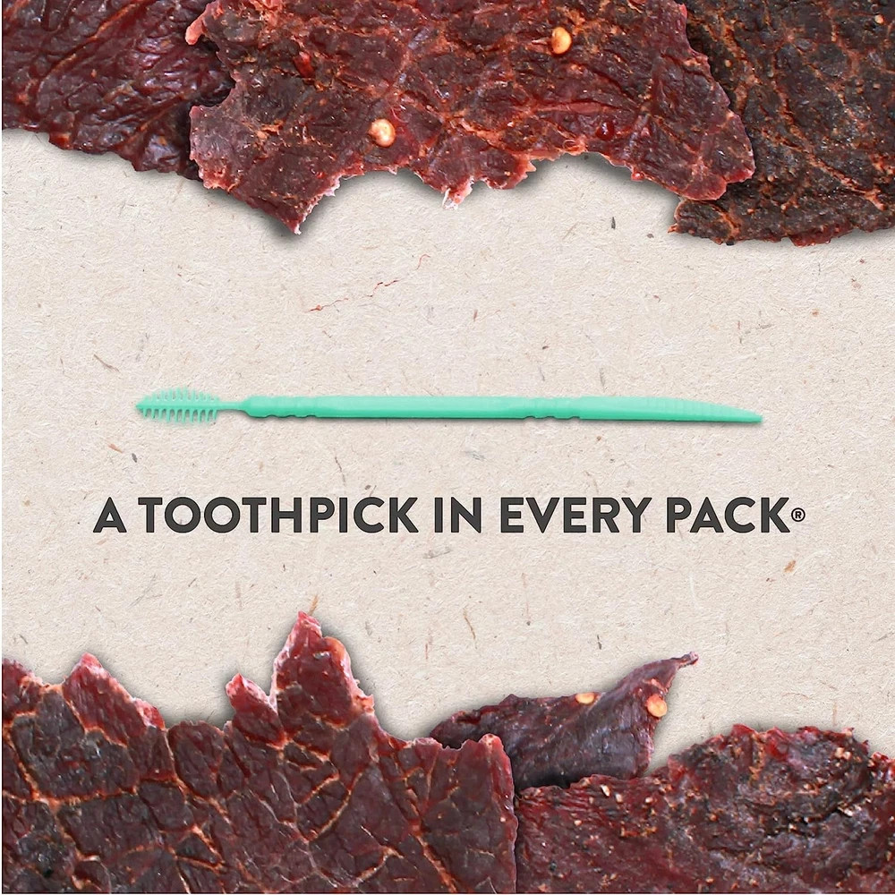 Hard Times 8oz Jar Original Real Beef Jerky Sliced Hand Trimmed Dry Tough Jerky