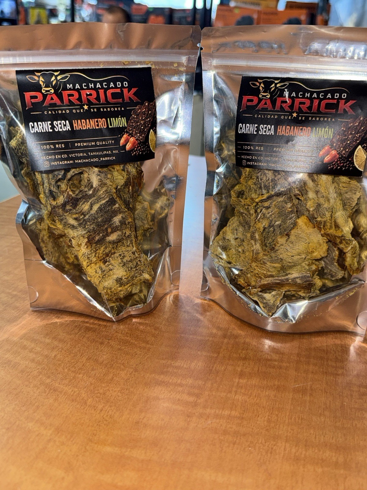 Beef Jerky( Carne Seca Parrick) Flavor Habanero Limon