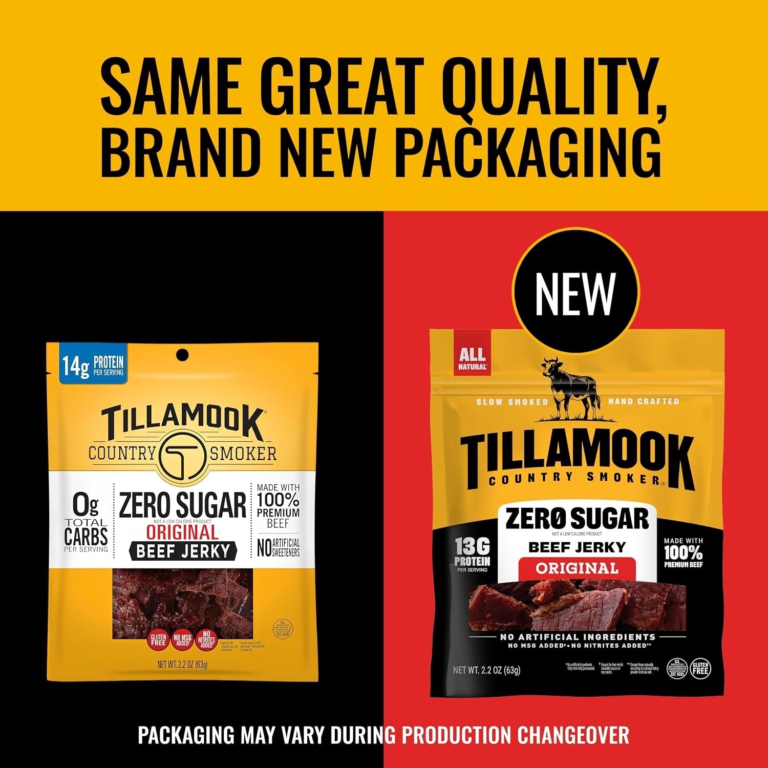 Gluten-Free Zero Sugar Beef Jerky, 2.2 Ounces of Flavor
