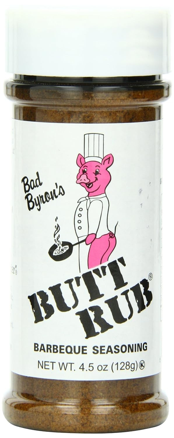 Bad Byron’s Butt Rub Barbeque Seasoning 4.5 Ounce (Pack of 1), reddish-brown