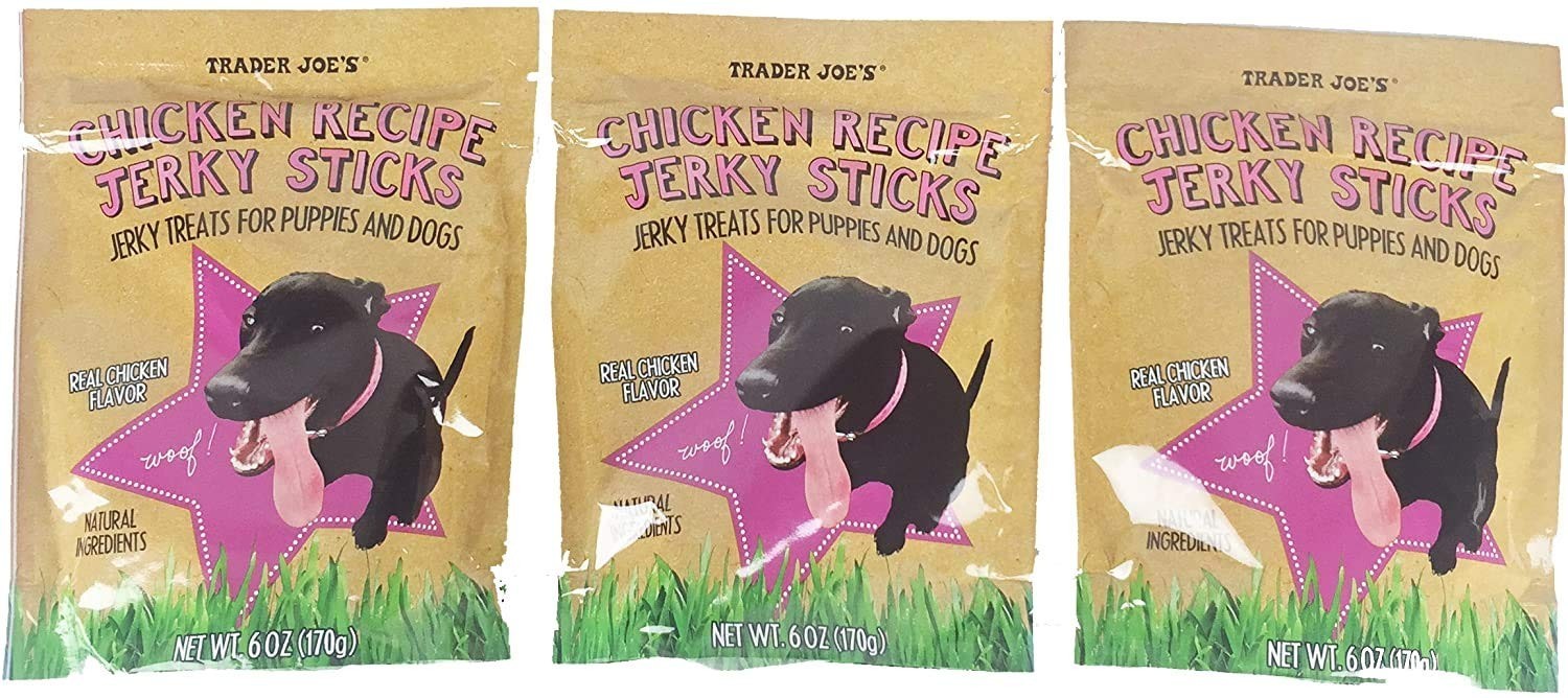 Savory Chicken Recipe Jerky Sticks 6 Oz – Pack of 3, High-Protein Snack Treats