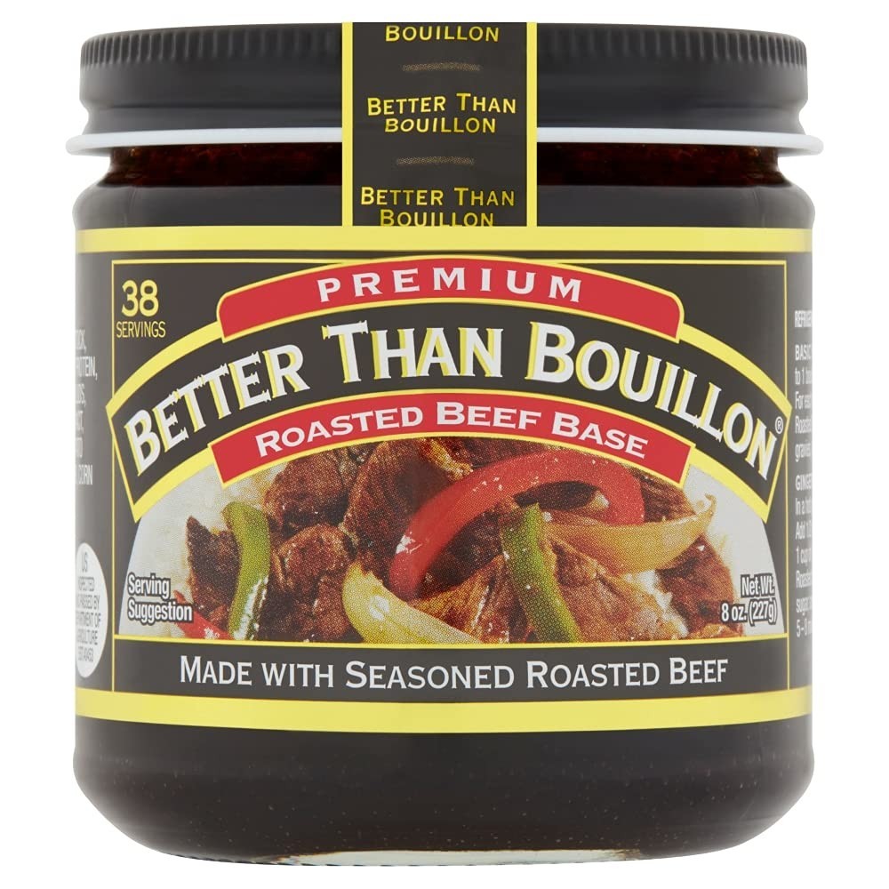 Roasted Beef Base for Cooking, Flavor Enhancer, 38 Servings, 8 OZ – Pack of 4