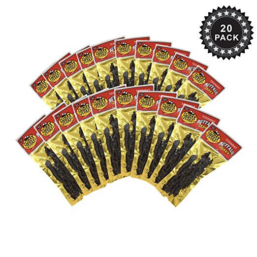 Climax BEST Premium Natural 1.75 OZ. Teriyaki Buffalo Jerky – 20 Pack