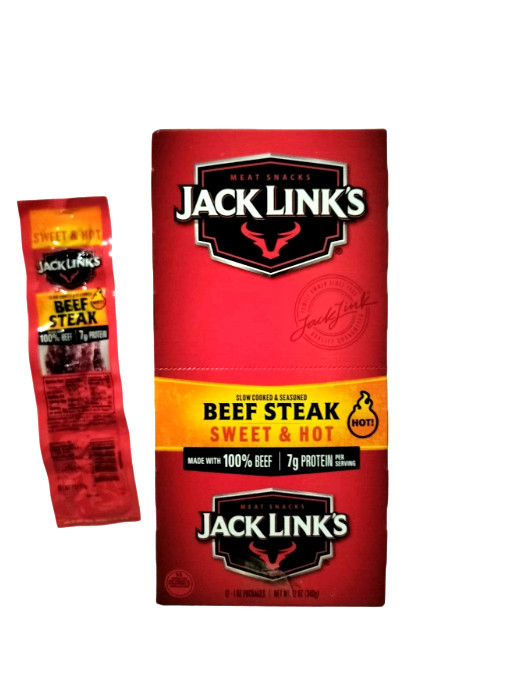 12-1oz Packages Sweet Hot Beef Steak