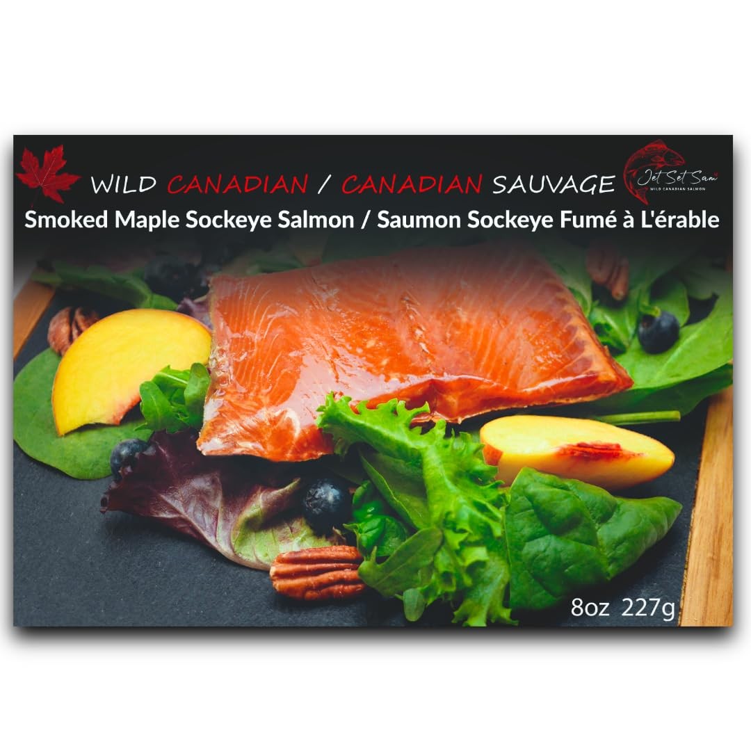 Smoked Salmon Food Gift Pack Featuring Wild Canadian Salmon, Lobster Spread, …