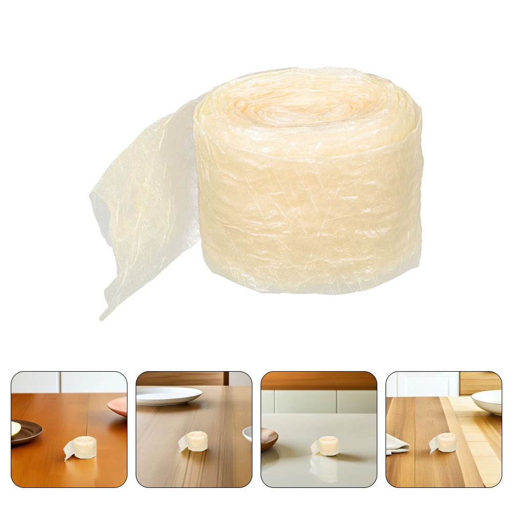 2Pcs Reusable Collagen Sausage Casings Beige for Sausages Making Cooking Tool