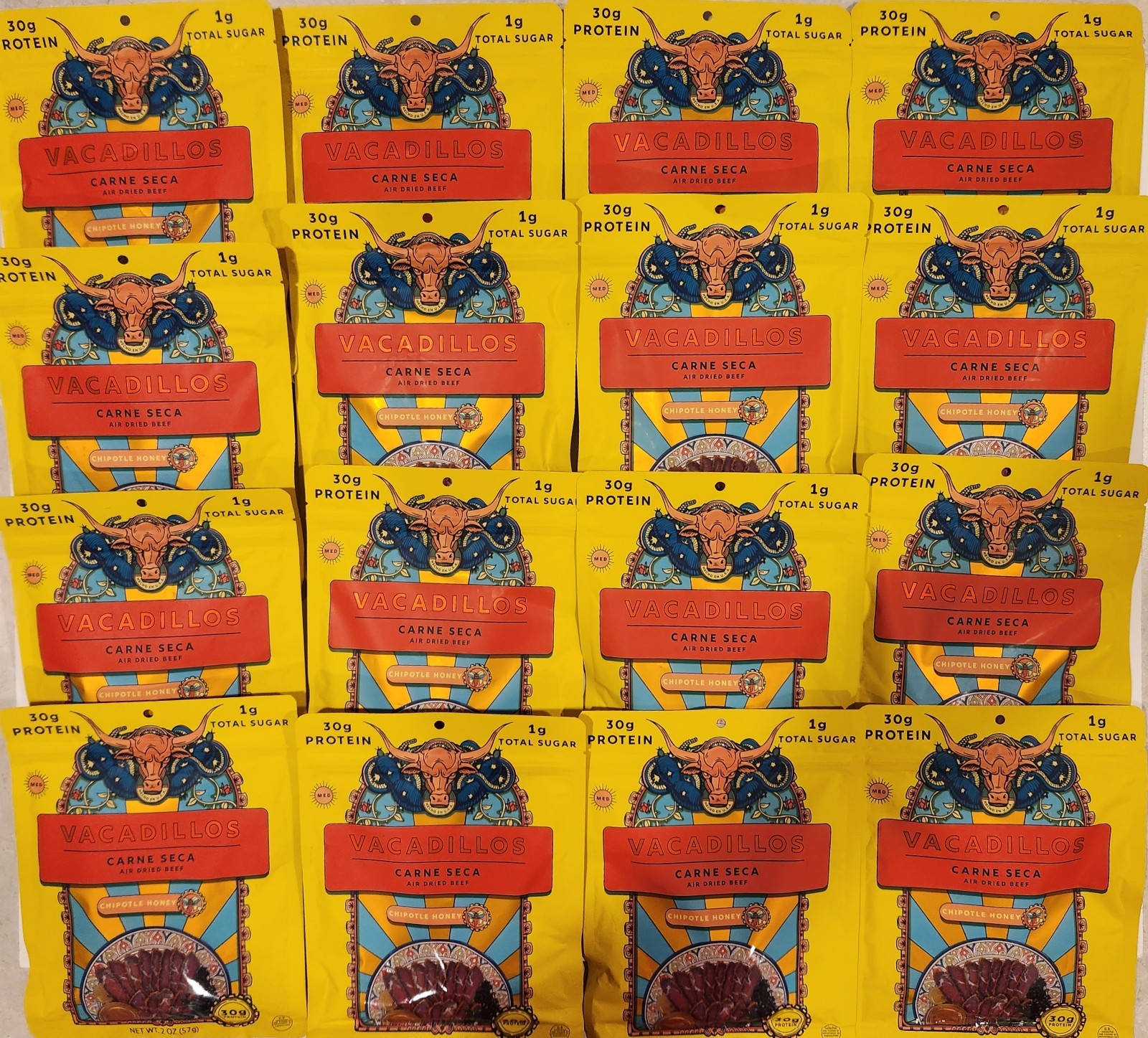 16- Vacadillos Air Dried Beef ~ Flavor Is Chipotle Honey Exp 6/19/27