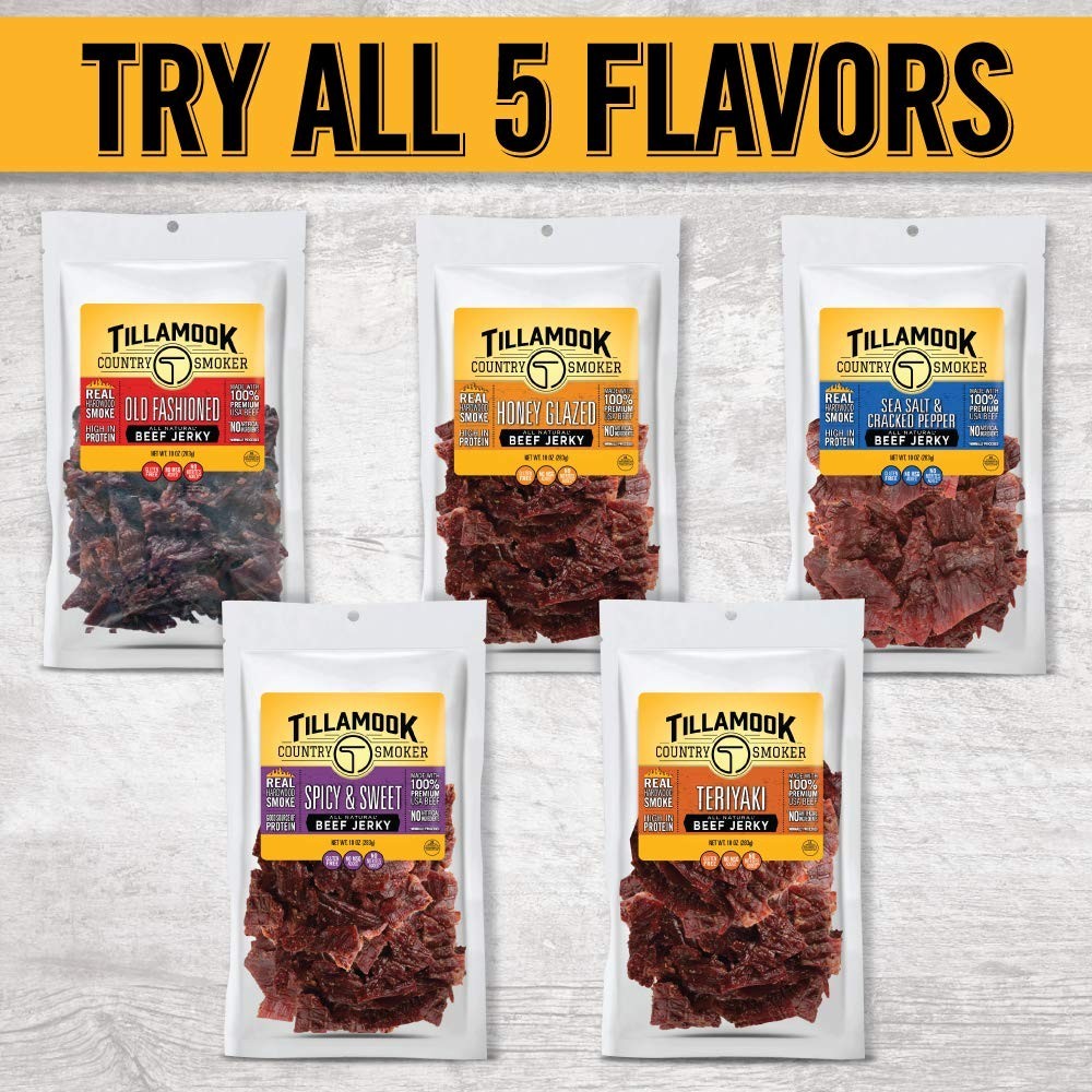 Tillamook Country Smoker Hardwood Smoked Beef Jerky 10 oz