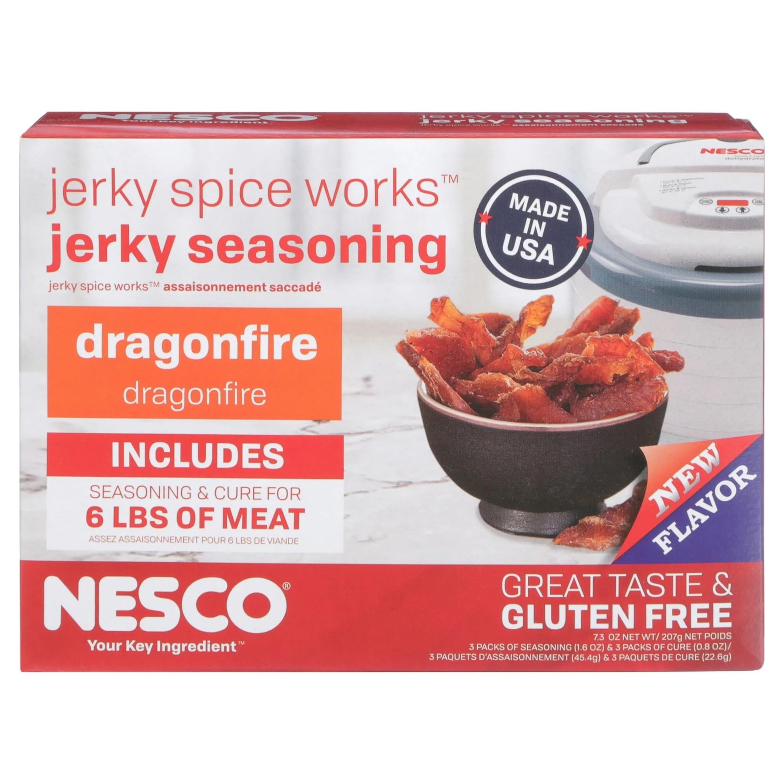 Bjdf-6, Dragonfire Jerky Seasoning, 3 Count (Pack of 6)