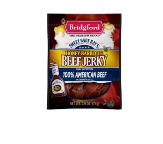 Bridgford Sweet Baby Ray’s Honey Barbecue Beef Jerky, 2.6 Oz Fresh Date
