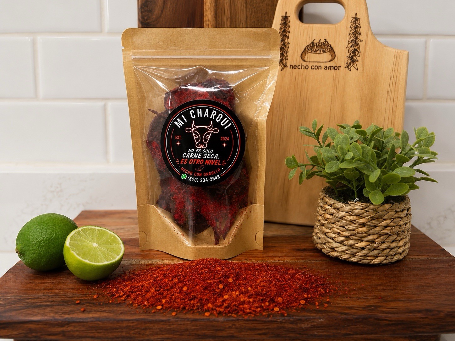 Mi Charqui Carne Seca Variety Pack | Mexican Style Beef Jerky Sampler | 4 Flavor