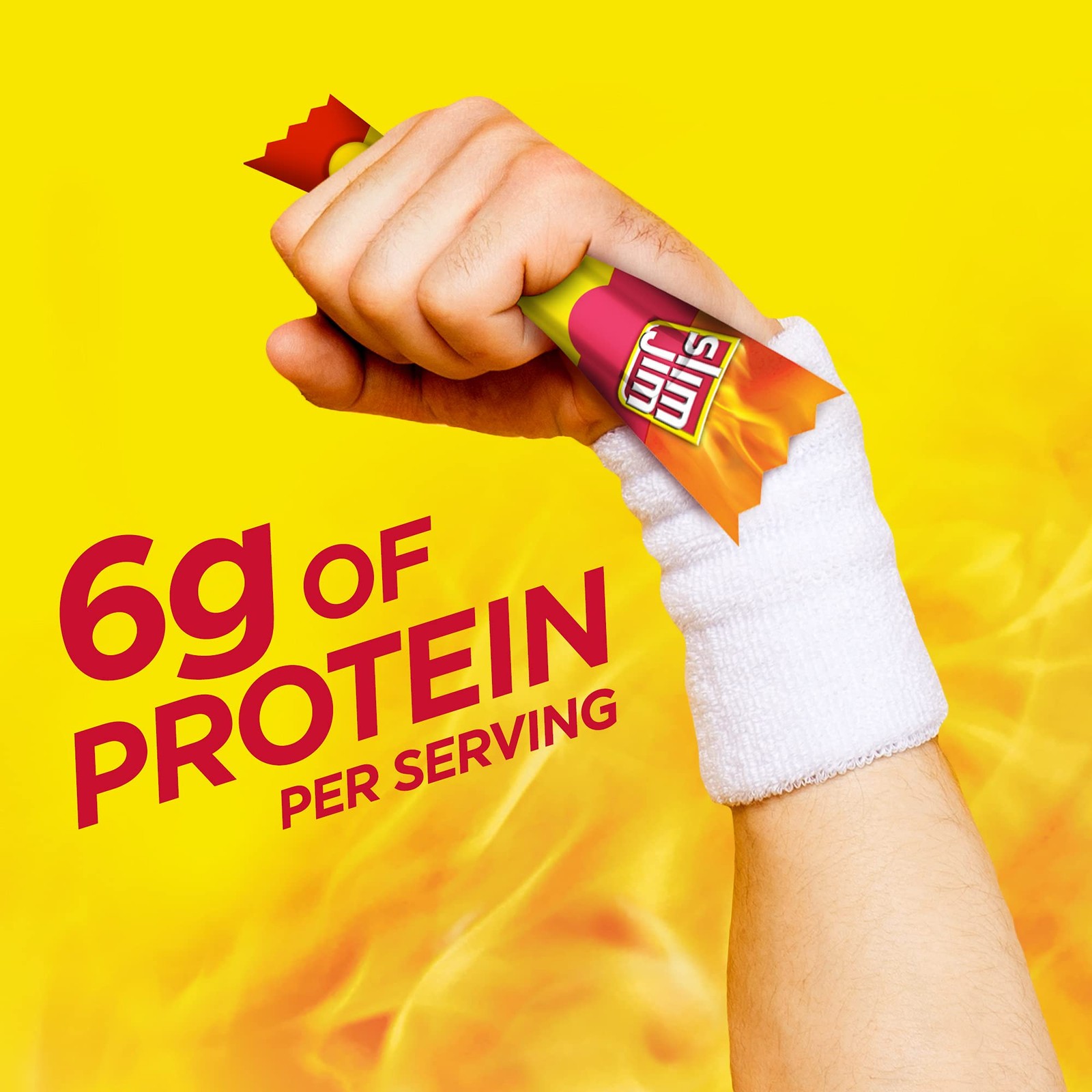 Slim Jim Smoked Meat Sticks, Original Flavor, 6g Protein Per Serving, Snack S…