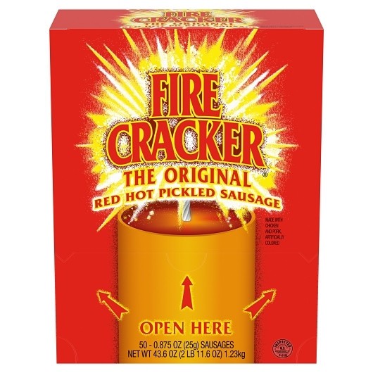Penrose Pickled Sausage Firecracker Two For 1, 0.875 Ounce, 50 Per Box, 2 Per