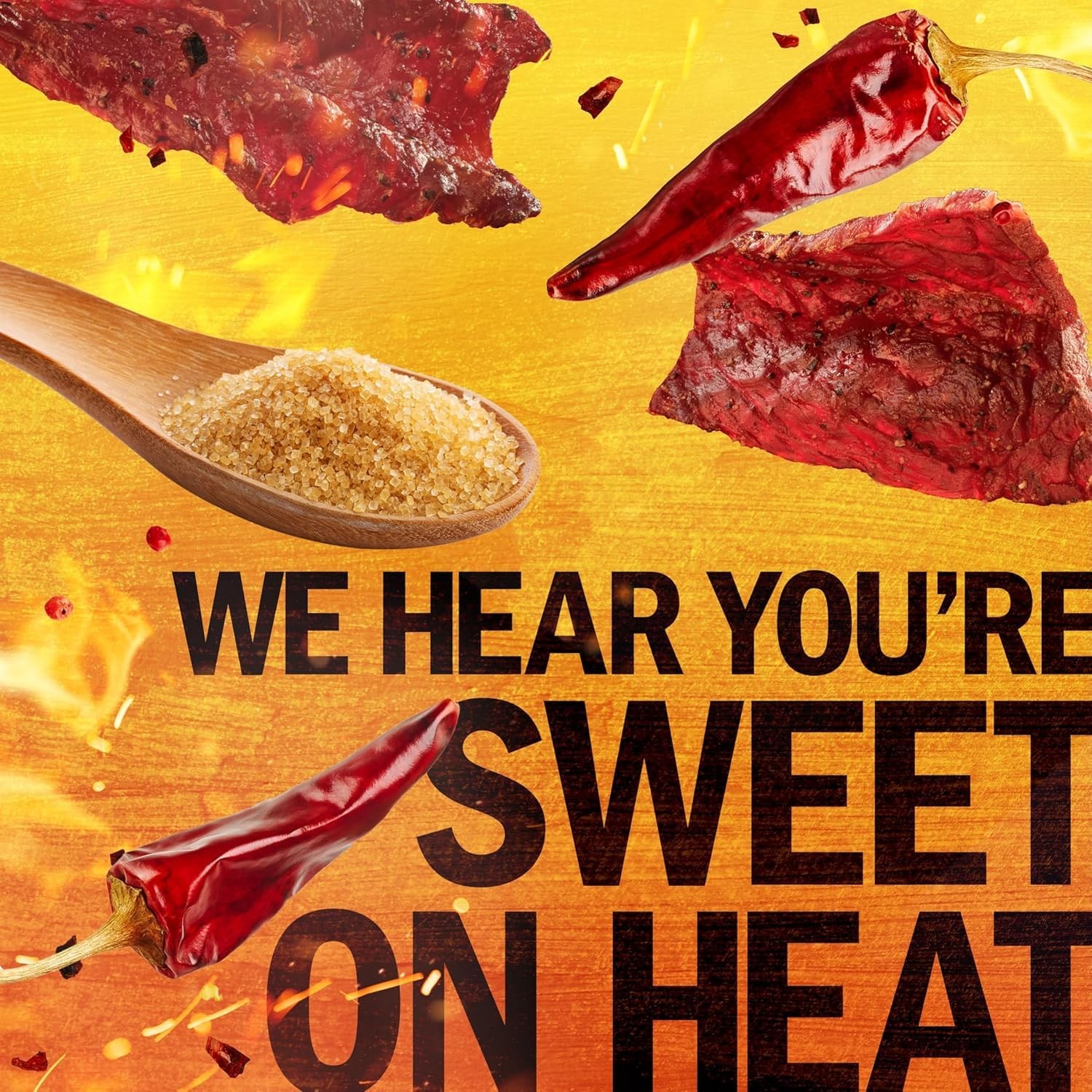 Jack Link’s Sweet & Hot Beef Jerky Multipack 9 Ounce (Pack of 2), &