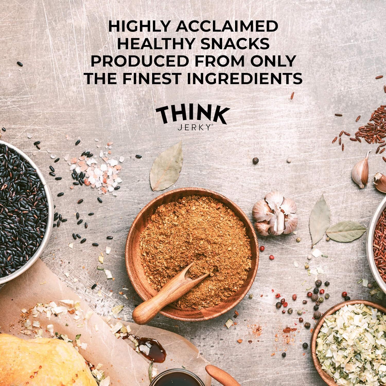 Think Jerky Original Beef Sticks, Gluten and Sugar Free, No Nitrates, Keto Paleo