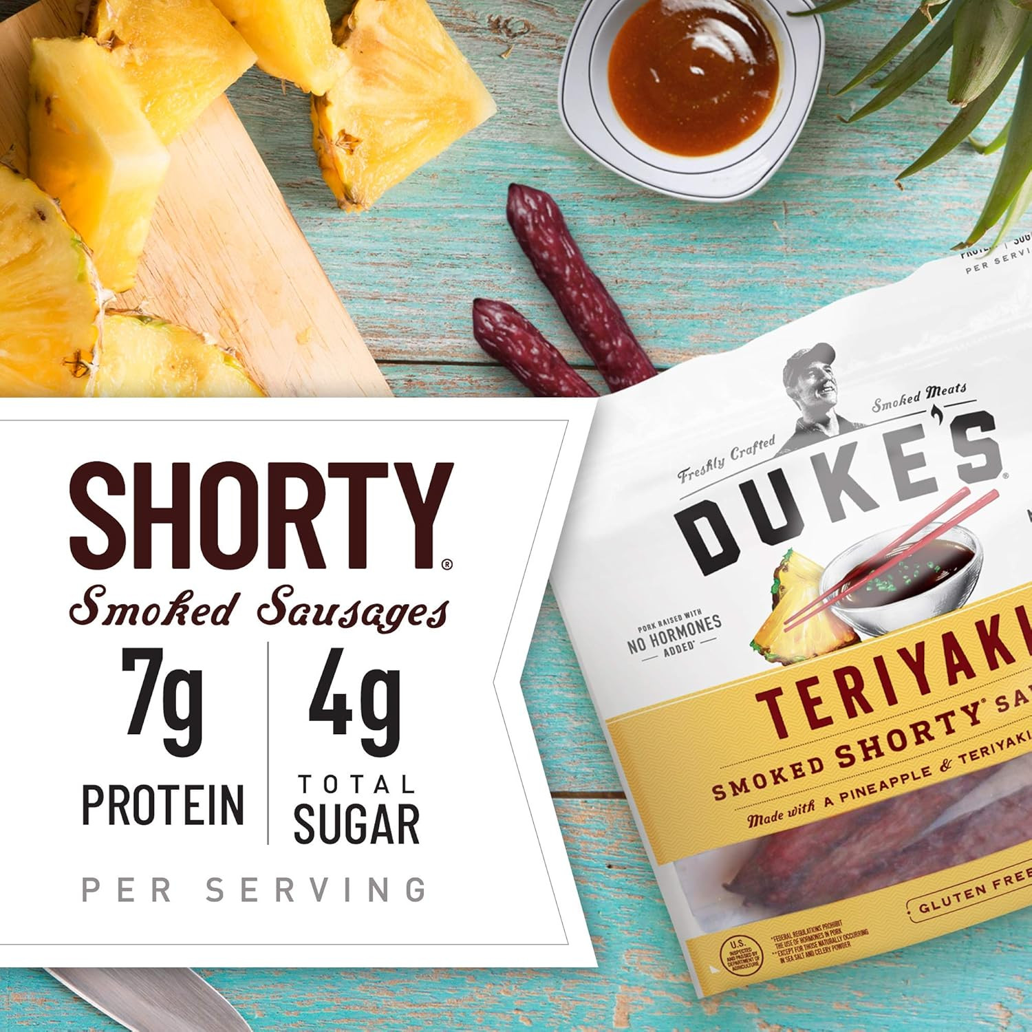Cajun and Teriyaki Smoked Shorty Sausages Bundle (5 Oz.)