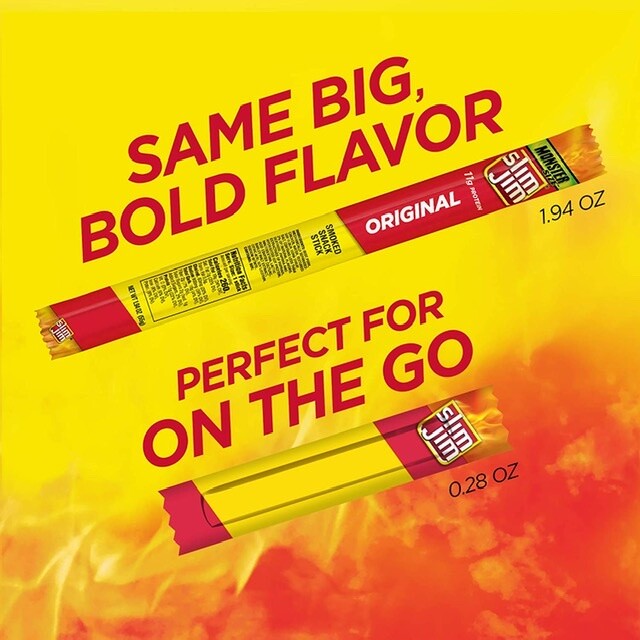 Slim Jim Original Smoked Snack Stick, 0.28 oz, 14 count GREAT VALUE!!