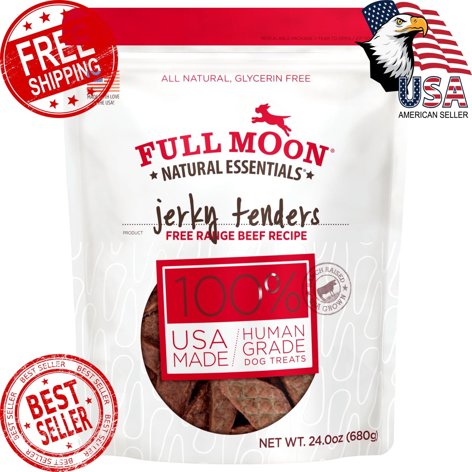 Full Moon Beef Jerky Tenders 1.5 lb