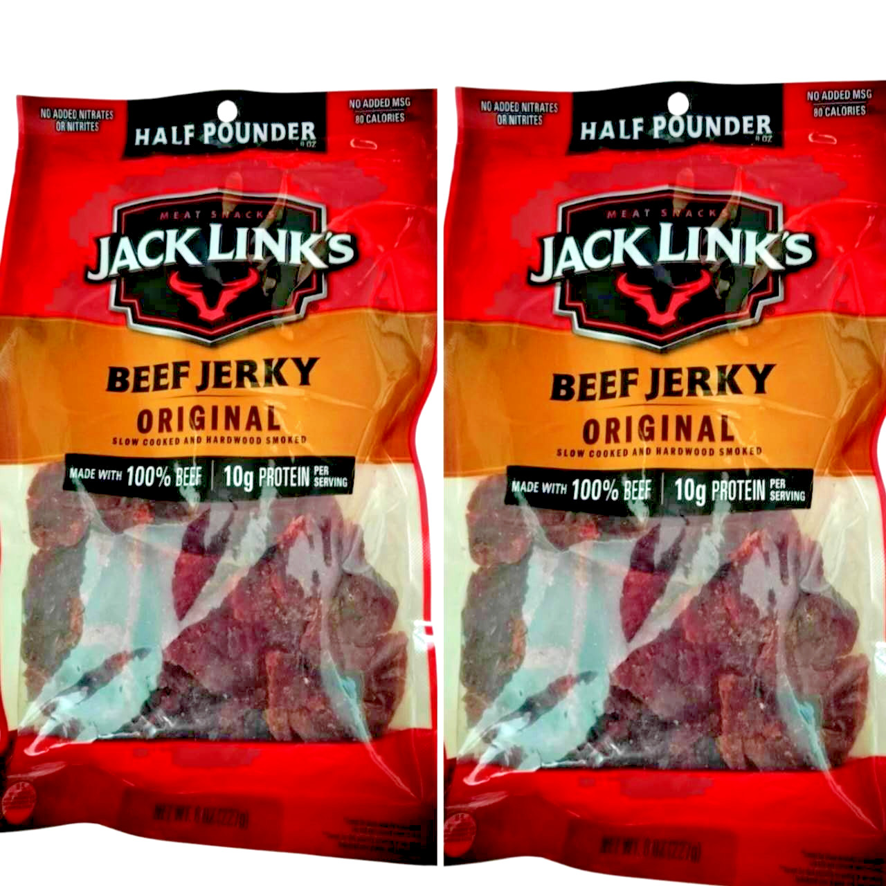 2X pack Jack Lerky Original Beef Jerky 8 OZ