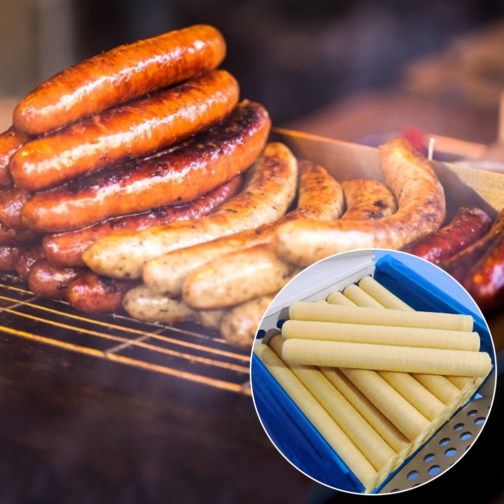 26mm Collagen Natural Sausage Casing Skin 46 Ft Very Long High Quality Food