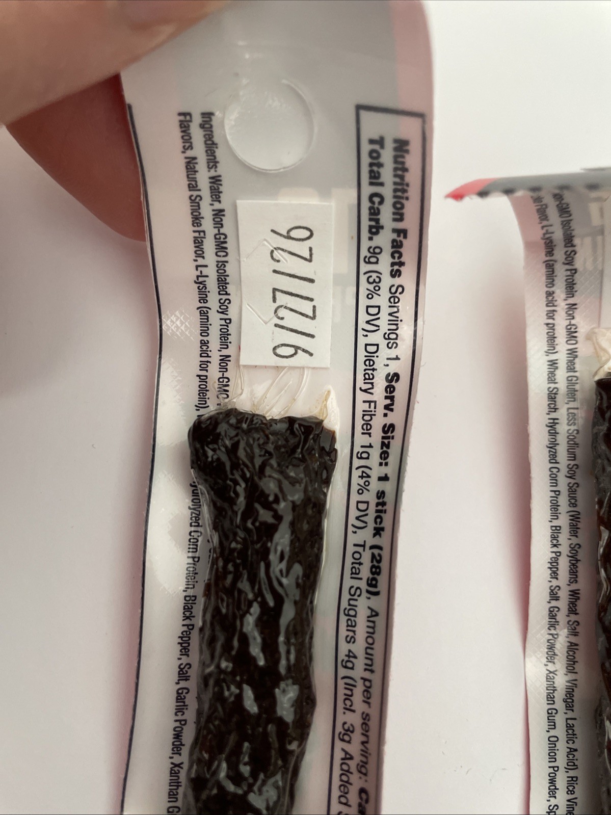 Plant Based Agro Power Jerky Lot Of 3 (2 Original, 1 Teriyaki)Contains Soy Wheat