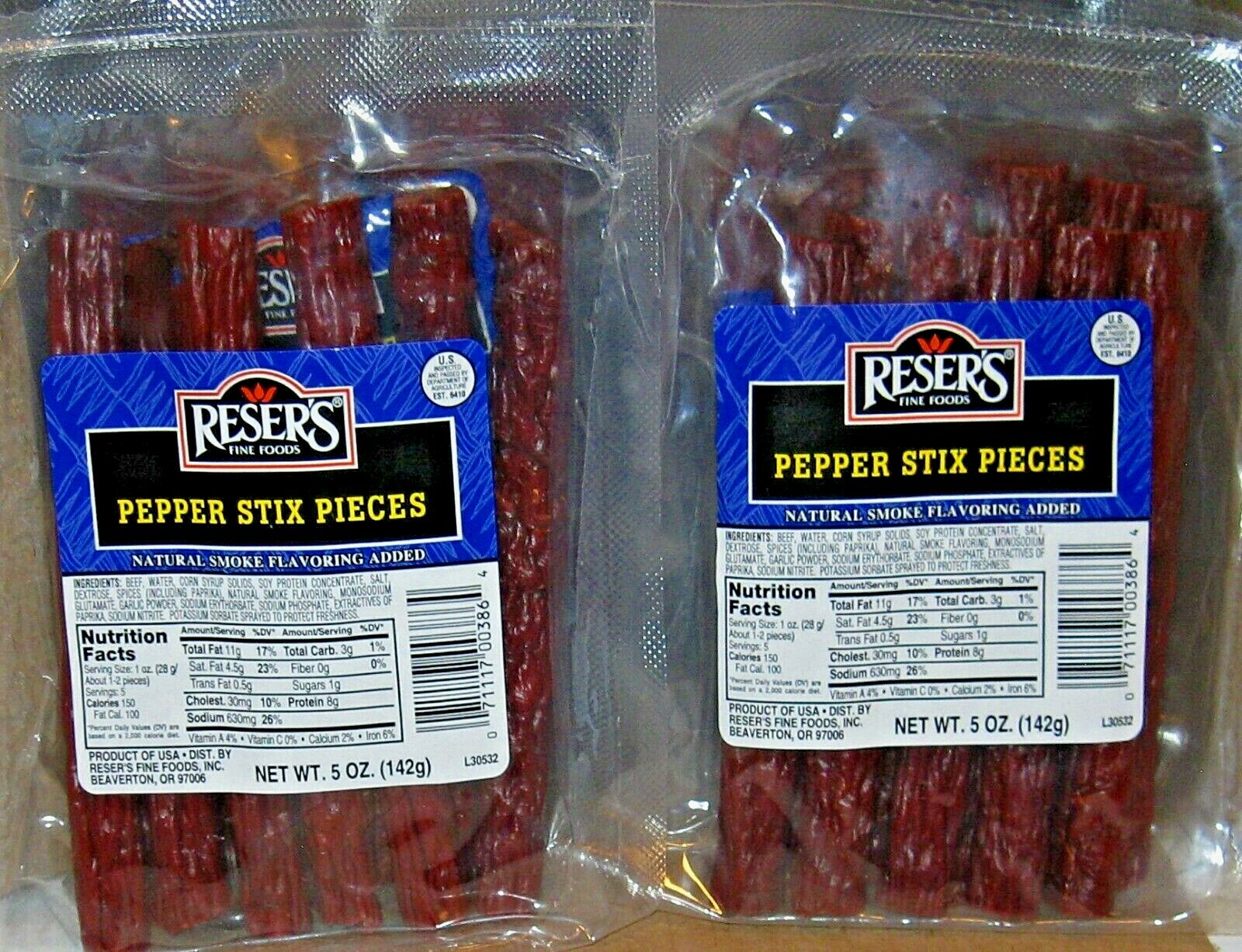 Reser’s Smoked Pepperoni Sticks 5 oz. 2 Pack