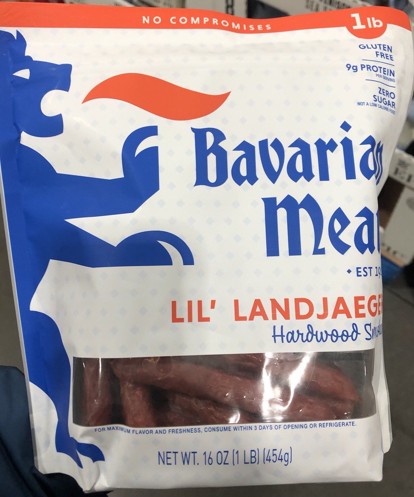 Bavarian Meats Lil’ Landjaeger, Beef & Pork Sticks, 30-pack, 15 oz