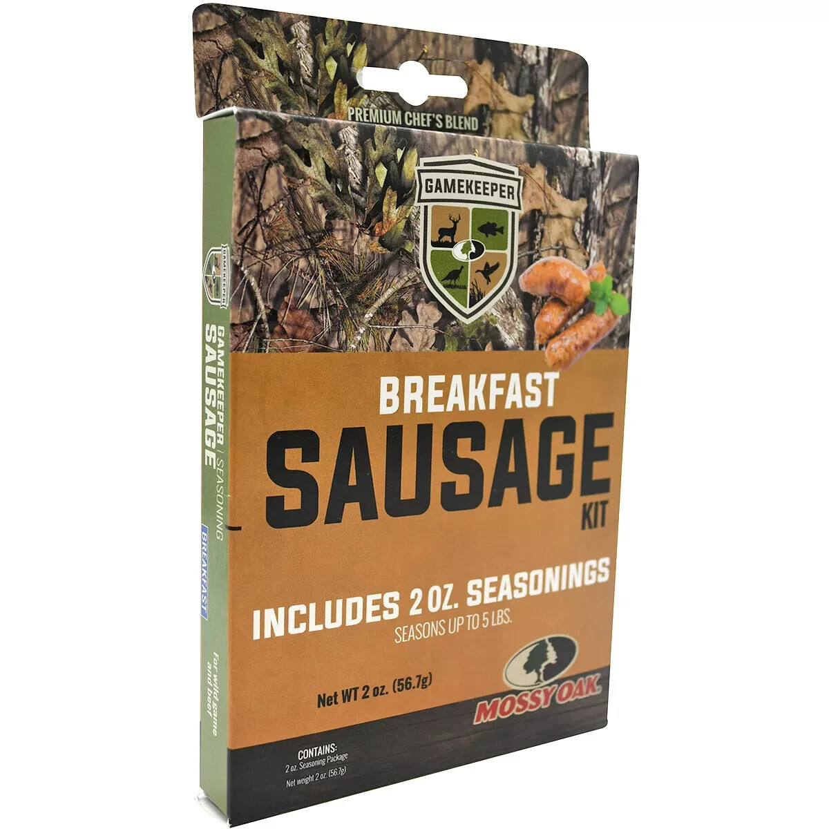 NEW 4x Mossy Oak Gamekeeper Breakfast Sausage Kit Seasoning Up To 5 lbs Each Box