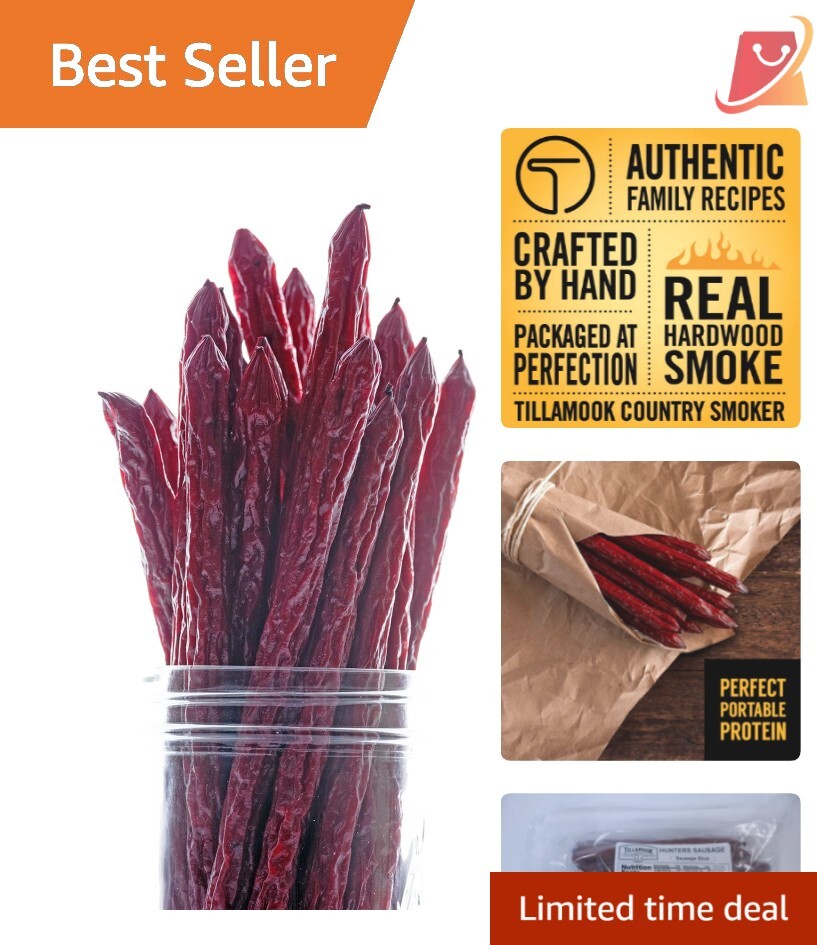 Hunter’s Sausage Meat Sticks – Low Carb High Protein 36 Count Bulk Pack
