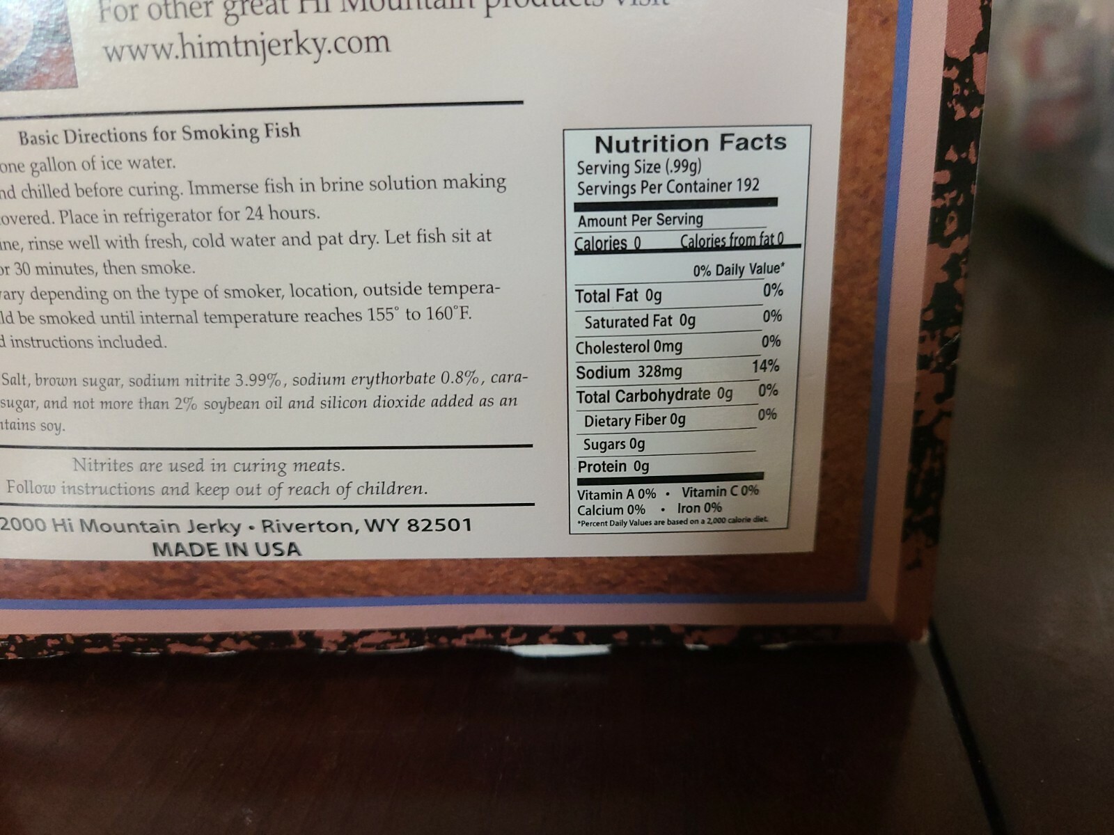 Alaskan Salmon Brine Mix